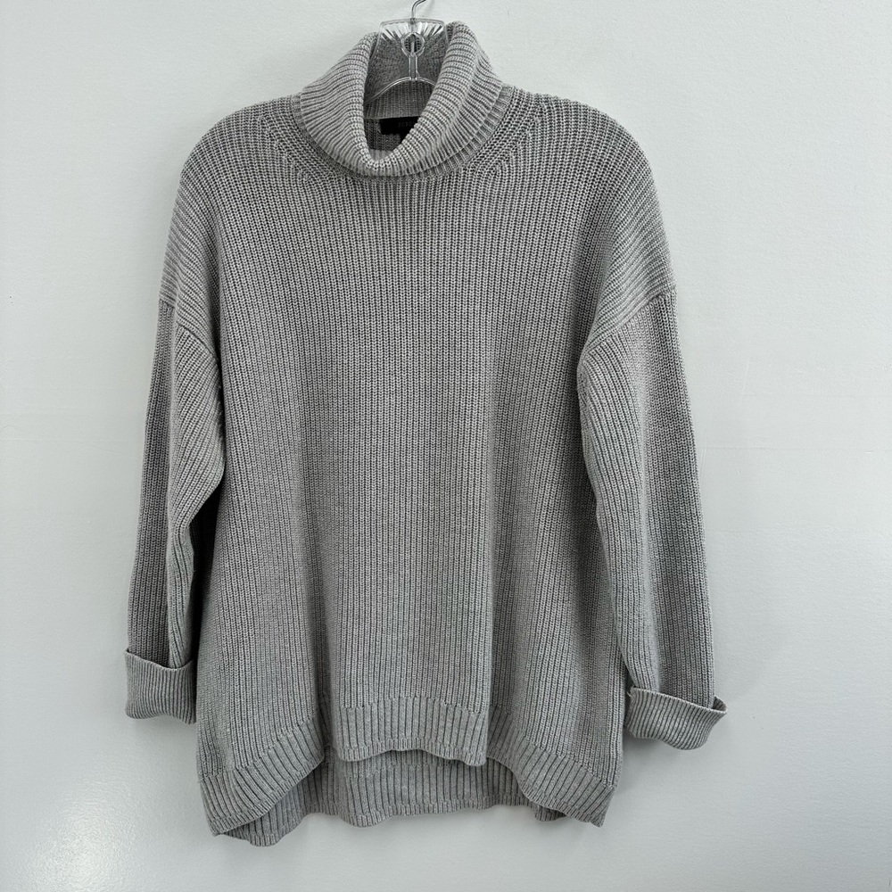 J. Crew Gray Turtleneck Sweater